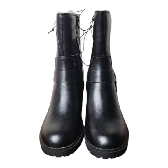 Universal Thread Women’s Black Greyson Combat Lug Sole Ankle Bootie Size 6 - Picture 3 of 3